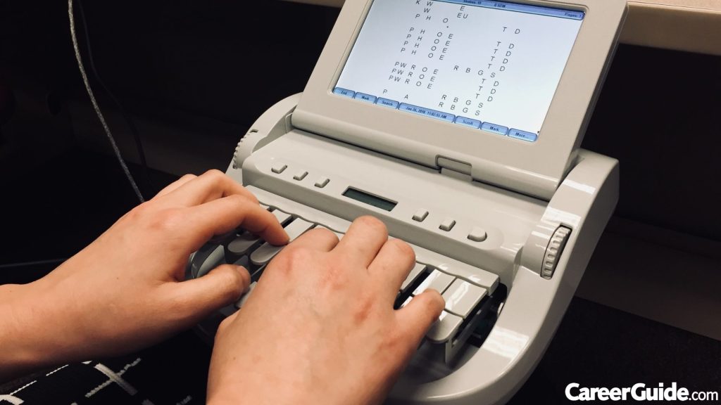 What is stenography?