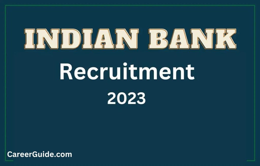 indian bank so exam date 2023