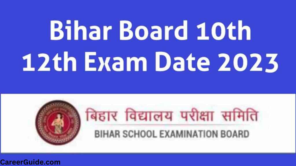 bihar board exam date 2023