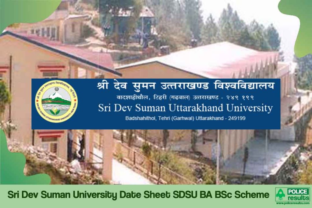 Sri Dev Suman University Ba Bsc Date Sheet 2022 23 Pdf