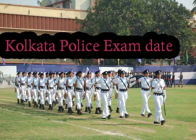 kolkata police  exam date 2023