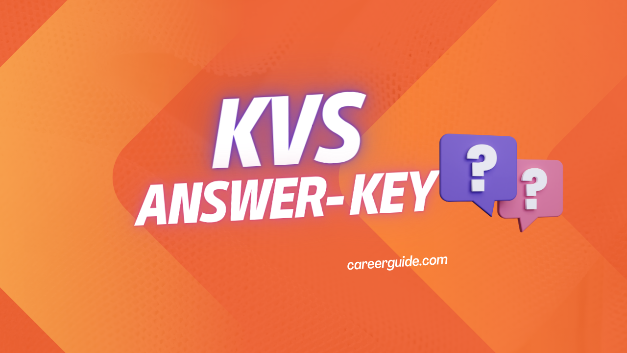 Kvs Answer Key