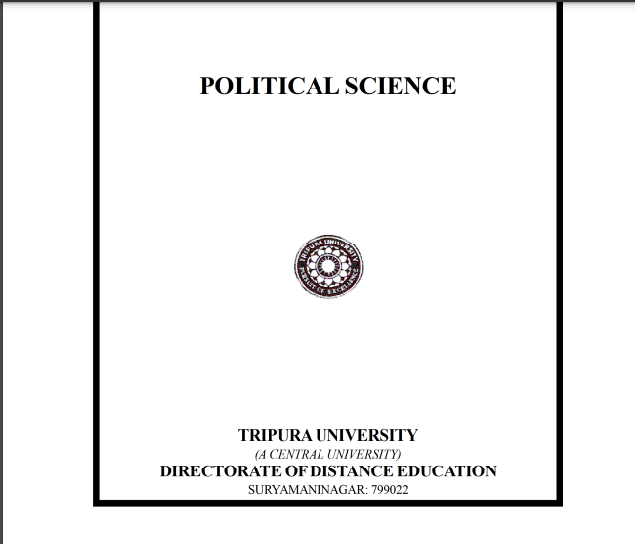 Tripura University Question Papers