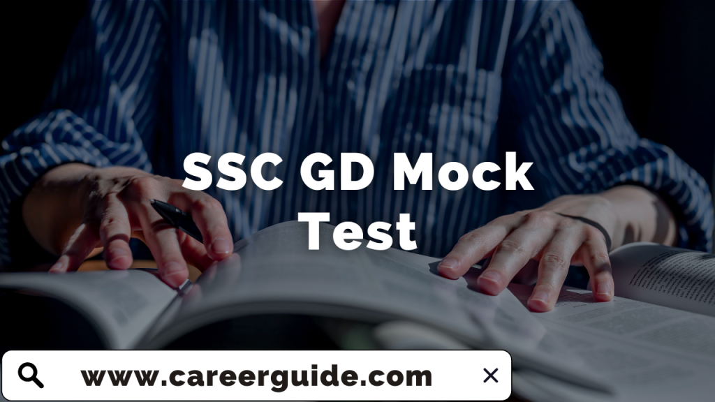 SSC GD Mock Test