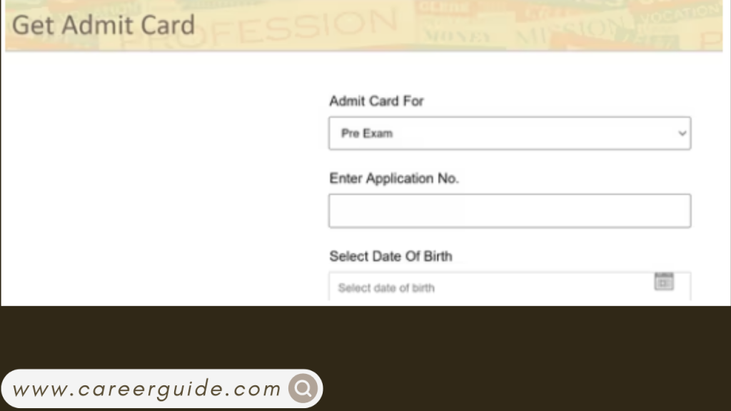 forester admit card
