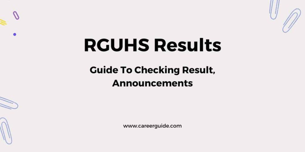 RGUHS Results