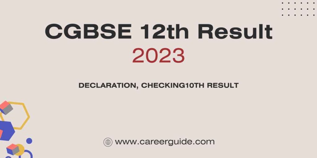 CGBSE 12th Result 2023