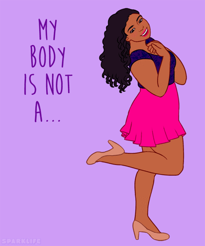 gif for ways to overcome body shaming