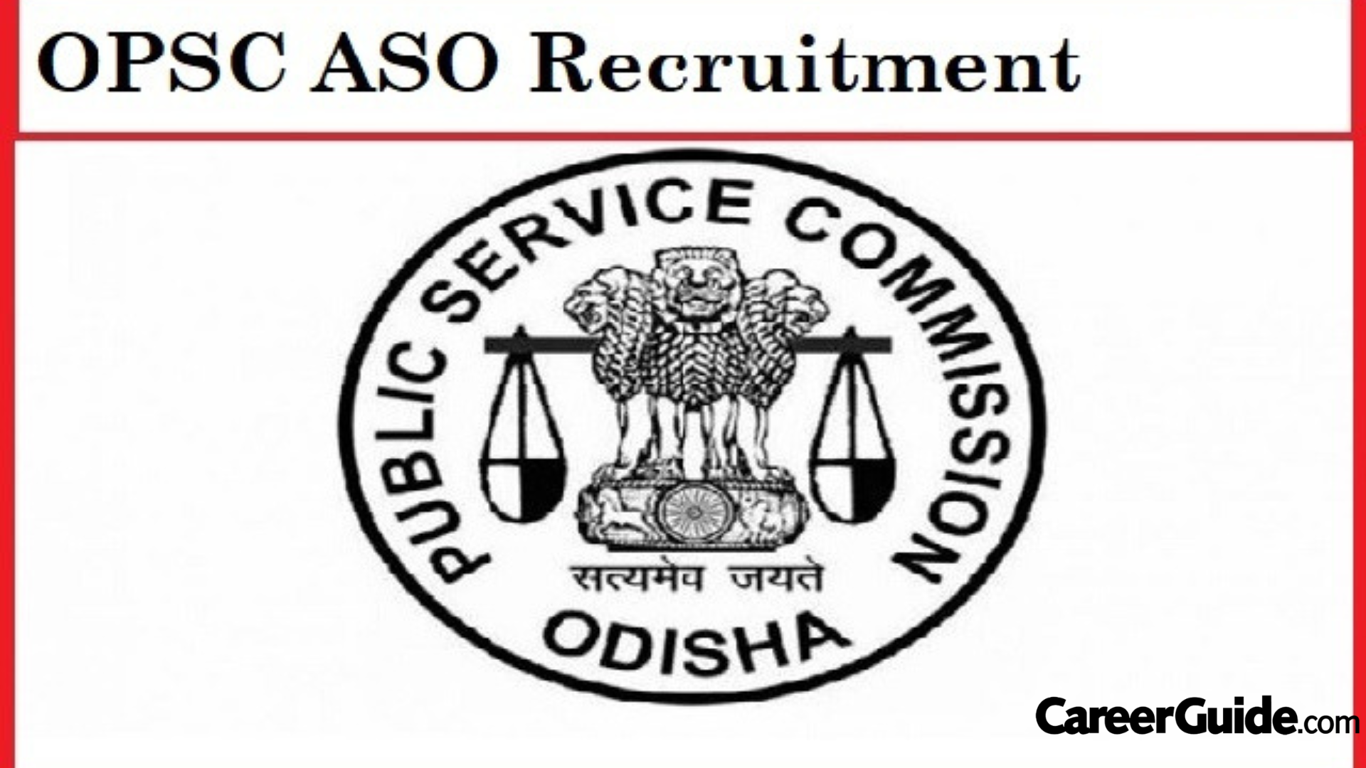OPSC ASO 2023 Notification, Exam Date, Eligibility, Syllabus