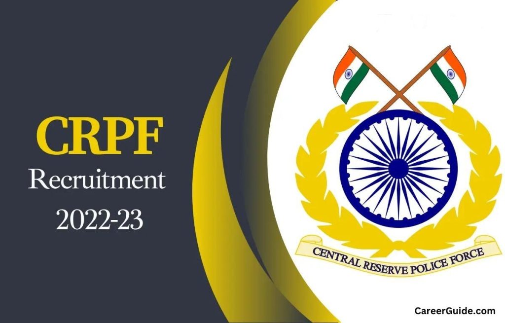 CRPF Recruitment 2023 Registration - Admissions