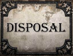 Disposal