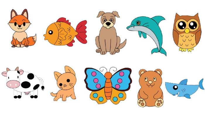 Kid-Friendly Cartoon Stencils for Creative Crafting and Drawing (1pc)