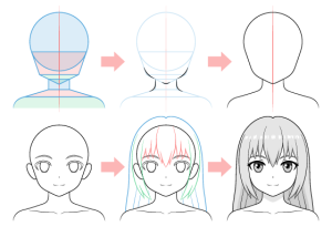 Anime Female Face Structure