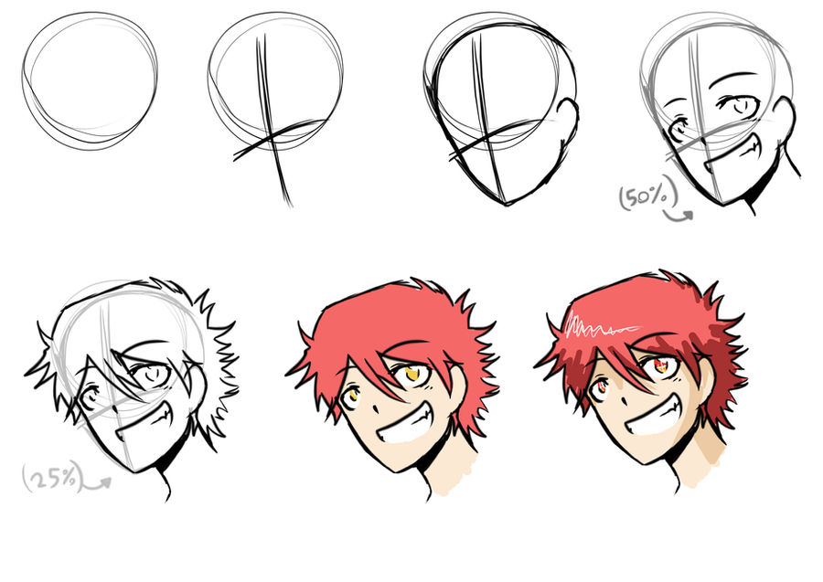 How I Draw Anime Step By Step By Abd Illustrates D4bpwkh Fullview