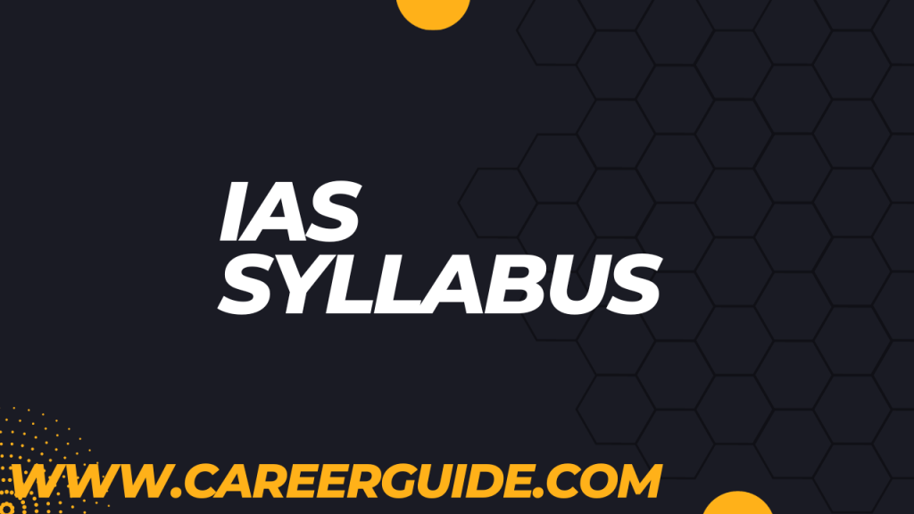 IAS Syllabus