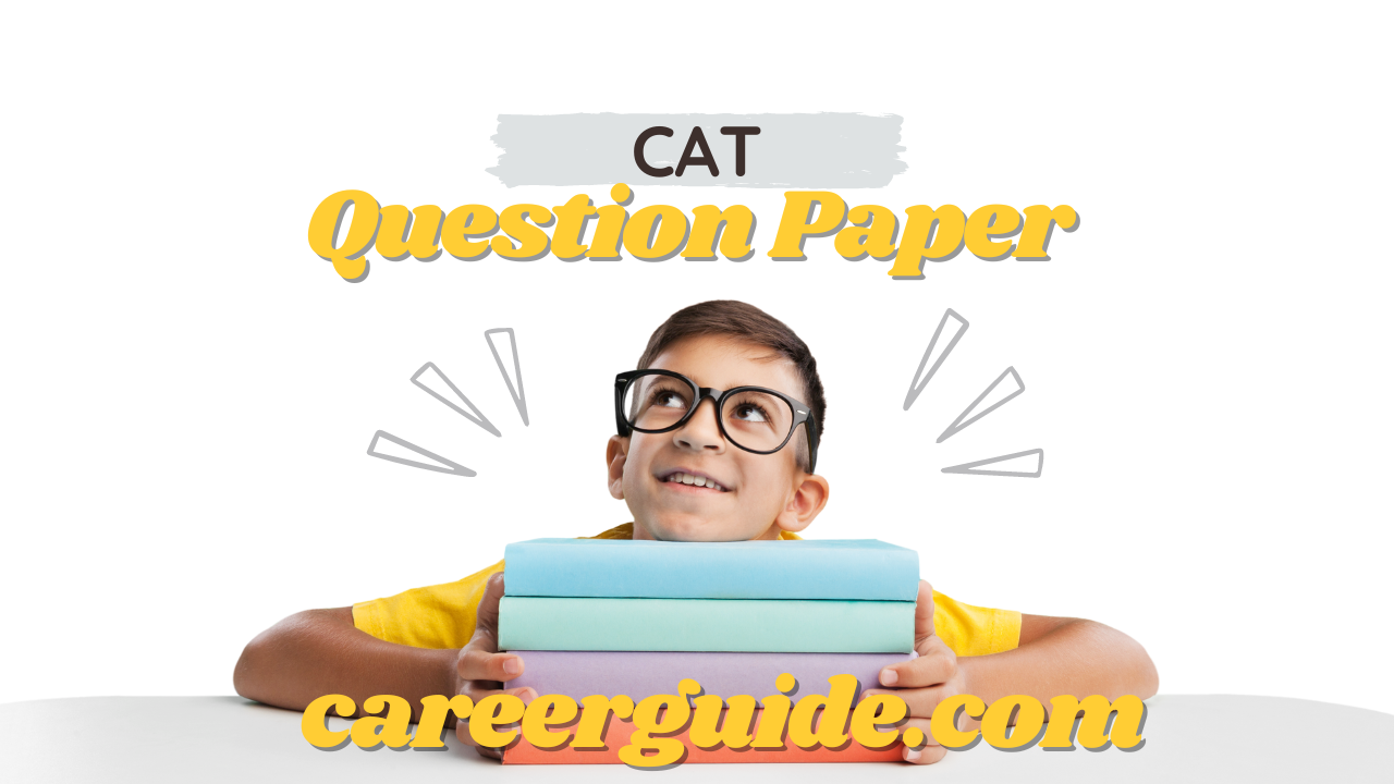 Cat Question Paper 1