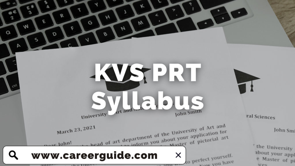 KVS PRT Syllabus