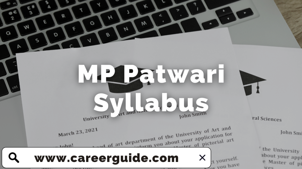 MP Patwari Syllabus