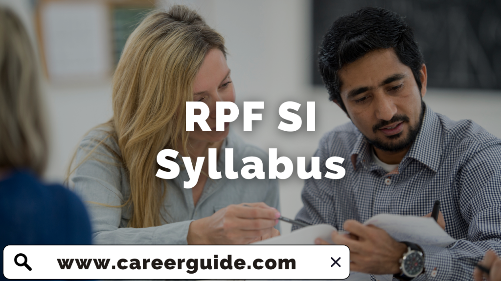 RPF SI Syllabus
