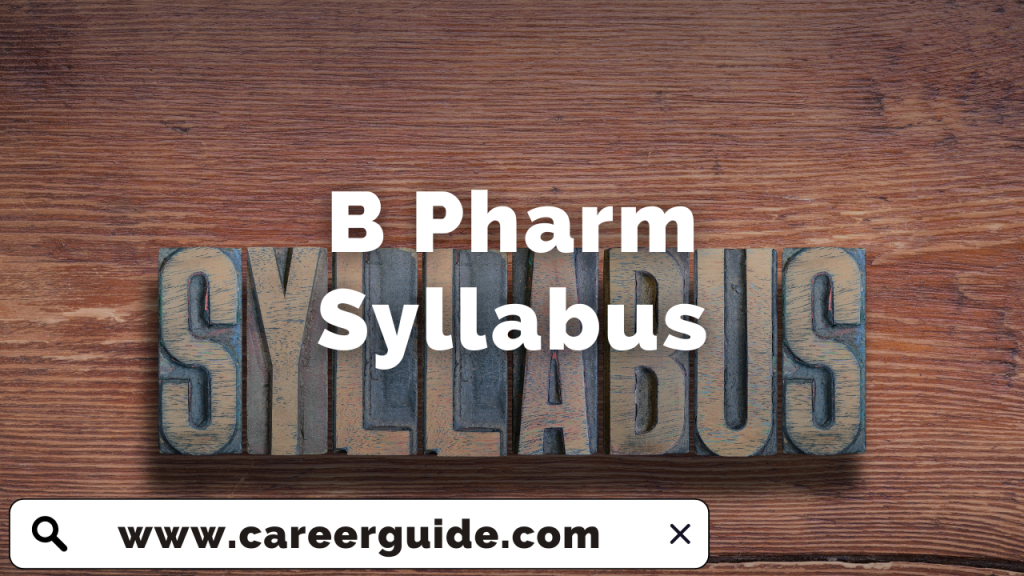 B Pharm Syllabus