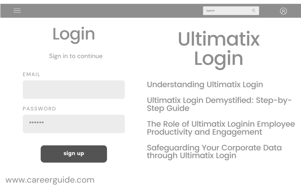 Ultimatix Login