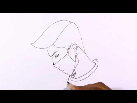 A boy drawing for beginners (easy way) -- Boy's Face Pencil Sketch 2 -  video Dailymotion