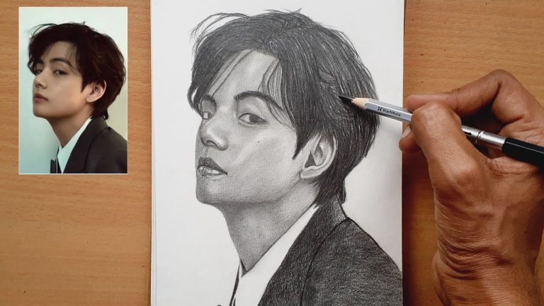 Pencil Sketch of BTS V Kim Taehyung How's it guys? 🤗 . . . #pencil #sketch  #sketching #sketches #pencilsketch #drawing #drawings #draw… | Instagram