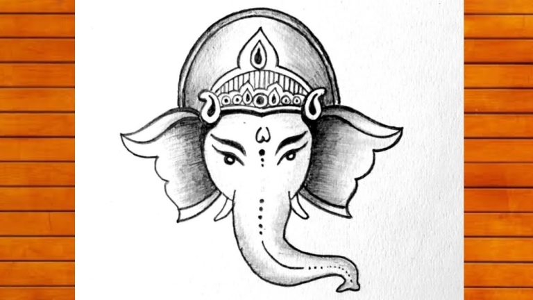 Easy Ganesha Drawing - HelloArtsy