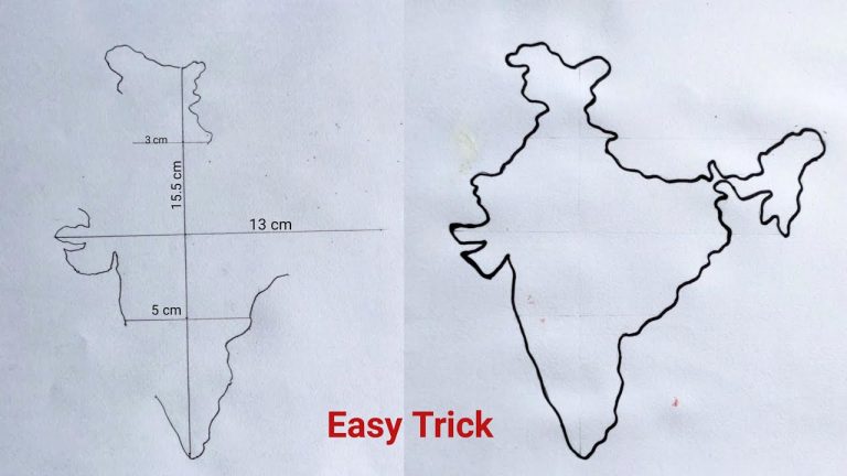 India Map Drawing1