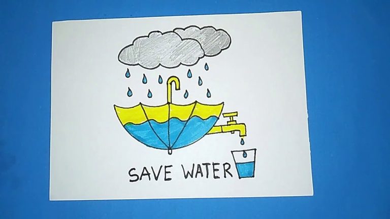 59 Save Water Drawing High Res Illustrations - Getty Images