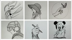 Simple pencil deals drawings for beginners