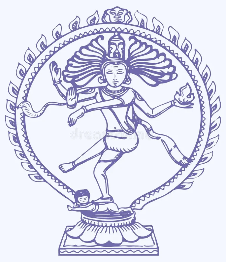 Lord Shiva Handpainted Drawing Adiyogi Shiva | GRAPHITE ON PAPER |  Landscape | NI-119-931027 | Dirums.com