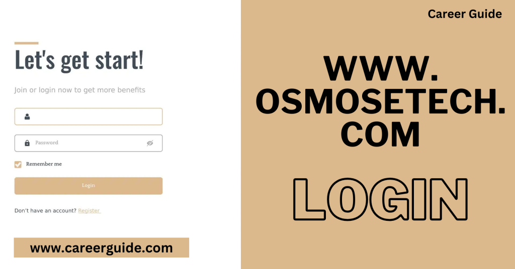 Www.osmosetech.com Login