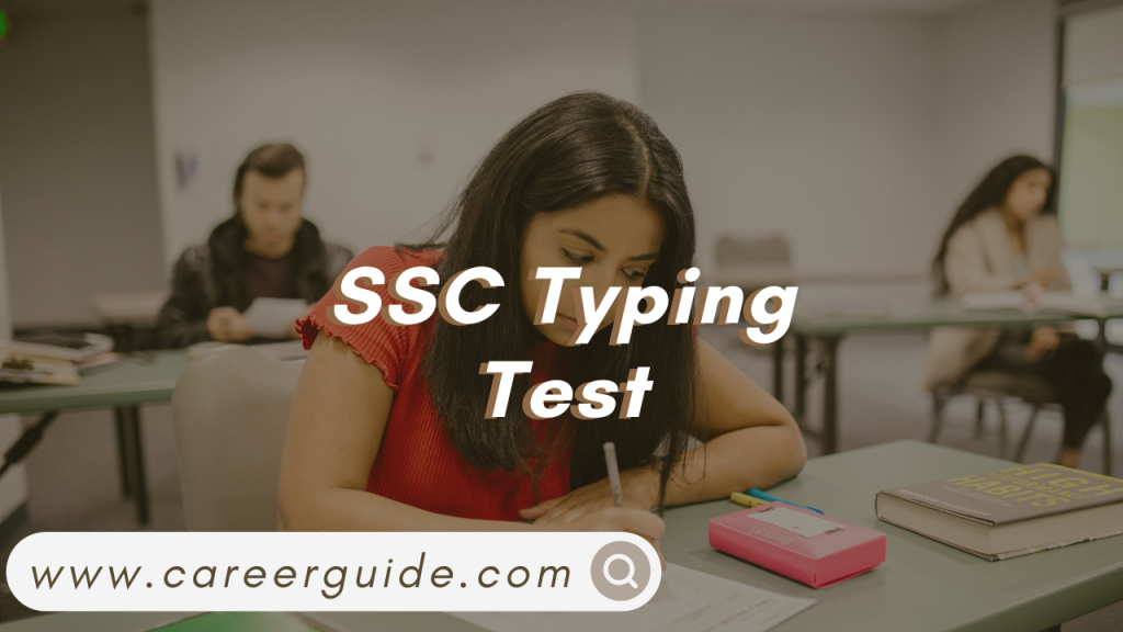 SSC Typing Test