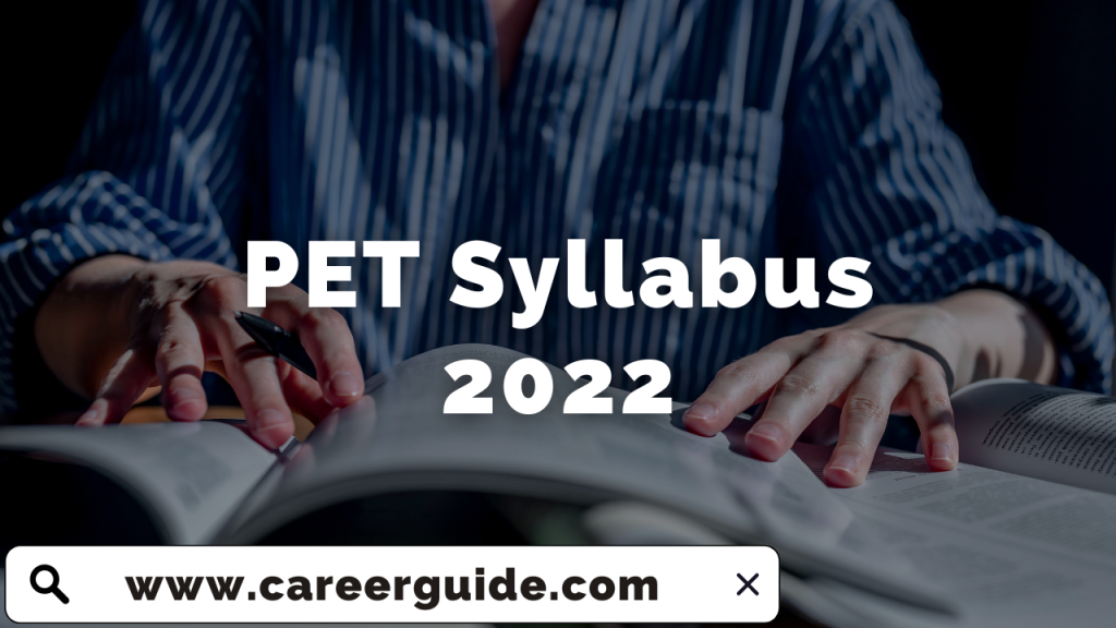 PET Syllabus 2022
