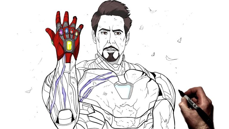 Iron man sketch HD wallpapers | Pxfuel