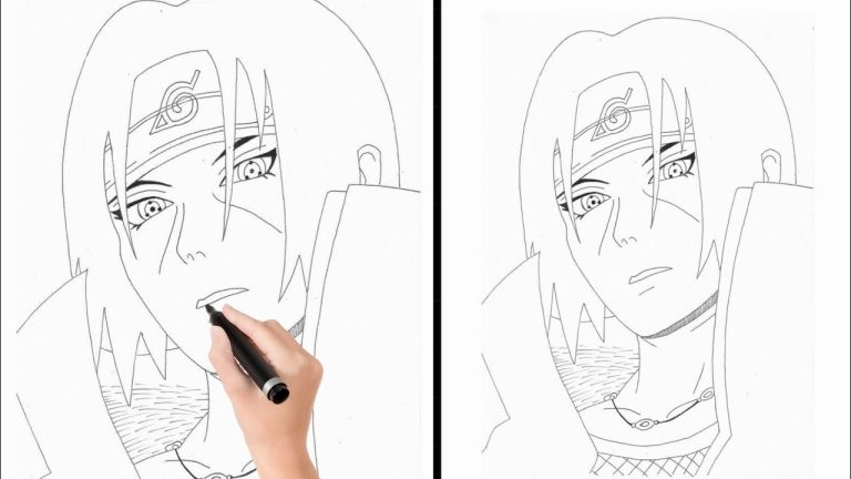Itachi Uchiha Drawing Sketch - Drawing Skill