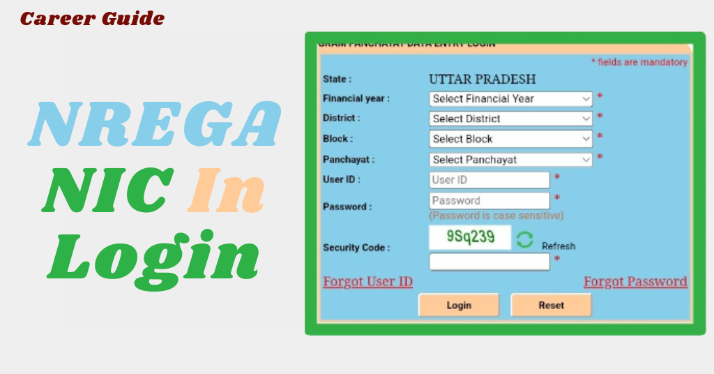 Nrega Nic In Login