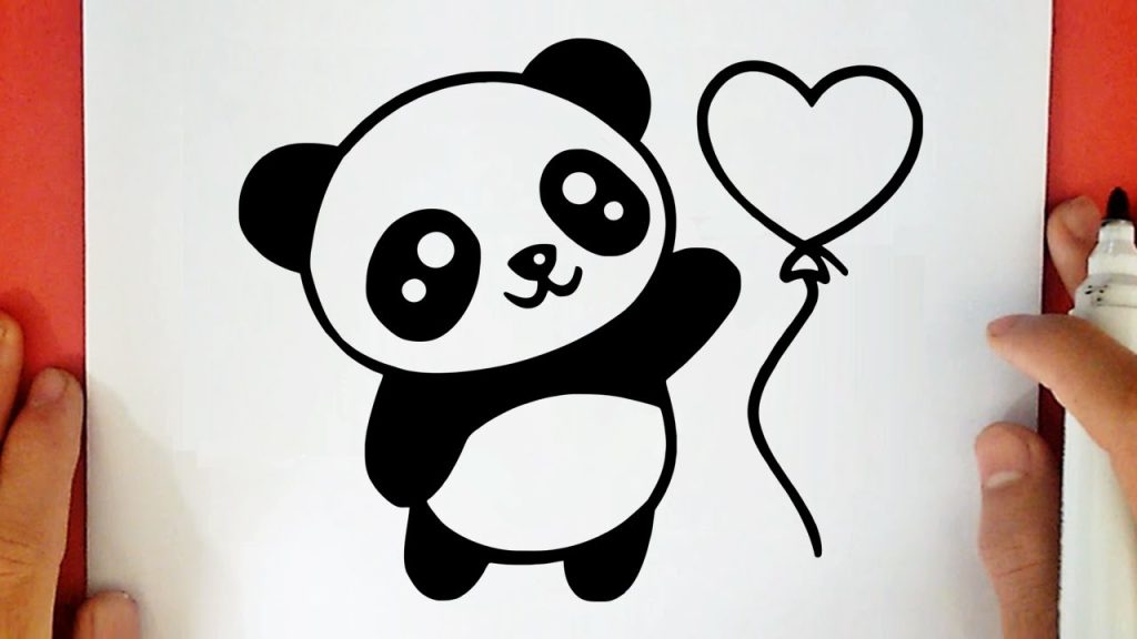 Easy Panda Drawing Cute, HD Png Download , Transparent Png Image - PNGitem