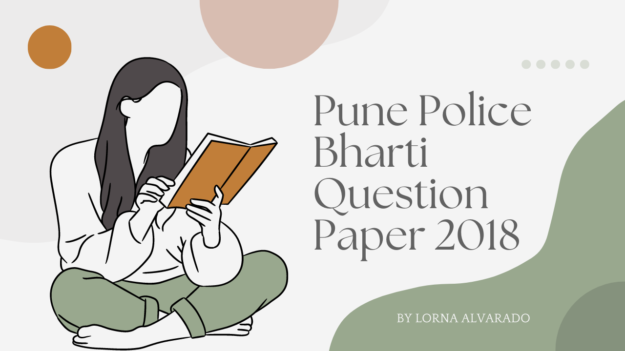 Pune Police Bharti Question Paper 2018