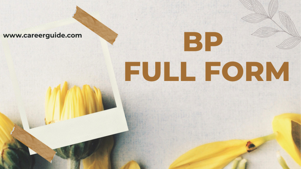 Bp Full Form