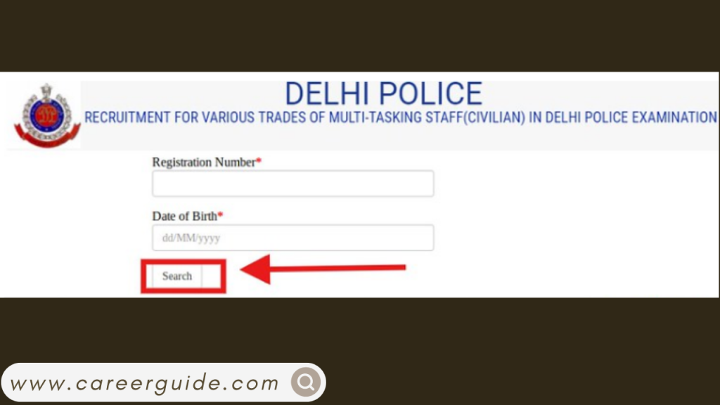 delhi police mts admit card 2018