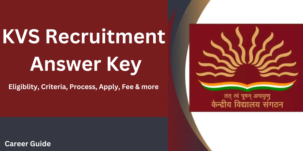 Kvs Recruitment Answer Key