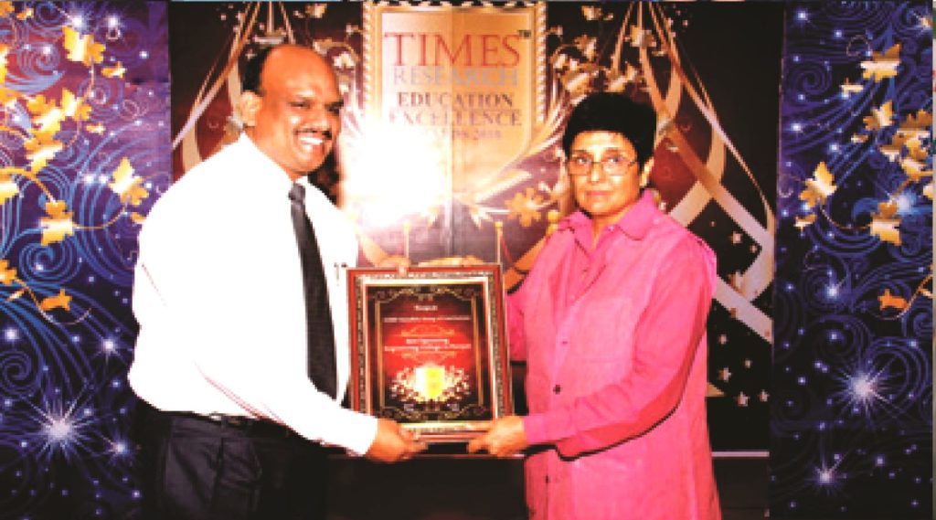 Awarded By Kiran Bedi, Ips